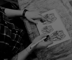 Dessin pour un tatouage par Julien